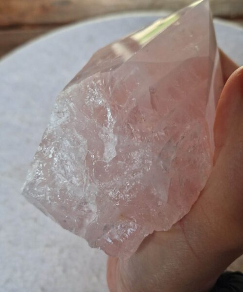 Large Rose Quartz Pink Crystal 6 Quartz Tower Points Polished Tip Gemstones Natural 1.089g H12xW9.5xD7cm - Image 7