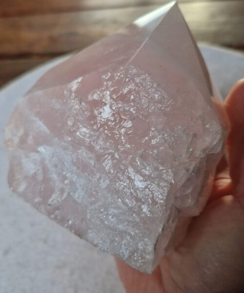 Large Rose Quartz Pink Crystal 6 Quartz Tower Points Polished Tip Gemstones Natural 1.089g H12xW9.5xD7cm - Image 8