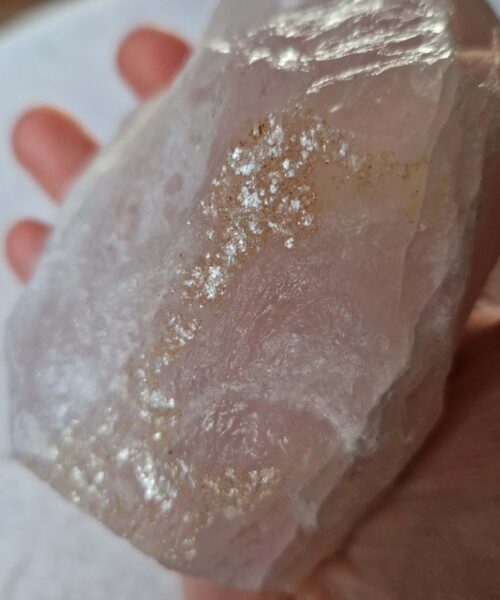 Large Rose Quartz Pink Crystal 7 Quartz Tower Points Polished Tip Gemstones Natural 807g H12xW8.5xD6.5cm - Image 8