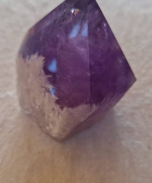 Large Premium Amethyst Quartz Purple 20 Crystal Quartz Point Tower 451g H8xW7xD6.5cm - Image 5
