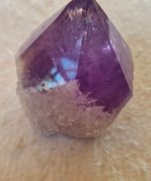 Large Premium Amethyst Quartz Purple 20 Crystal Quartz Point Tower 451g H8xW7xD6.5cm - Image 9
