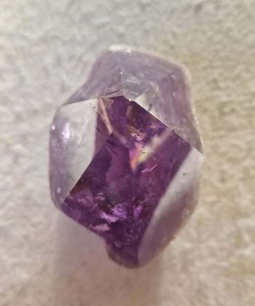 Large Premium Amethyst Quartz Purple 28 Crystal Quartz Point Tower 467g H8.5xW8.5xD5.5cm - Image 7