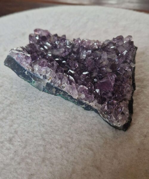 Alternative view of Large Premium High Grade Amethyst Raw Druzy Cluster Piece 44 - 523g H4xW14xD8.5cm