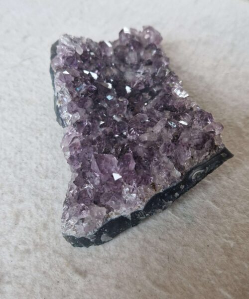 Large Premium High Grade Amethyst Raw Druzy Cluster Piece 44 - 523g H4xW14xD8.5cm - Image 3