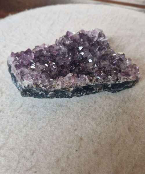 Large Premium High Grade Amethyst Raw Druzy Cluster Piece 44 - 523g H4xW14xD8.5cm - Image 5