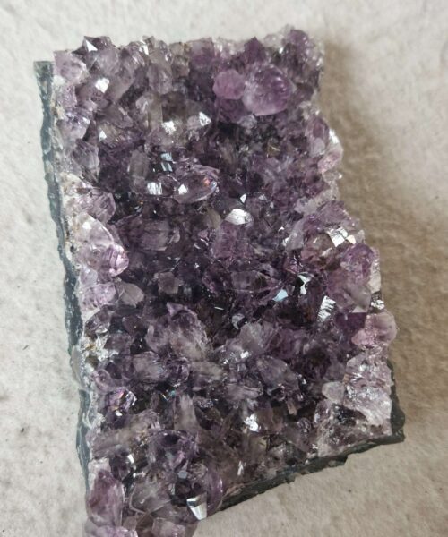 Large Premium High Grade Amethyst Raw Druzy Cluster Piece 44 - 523g H4xW14xD8.5cm