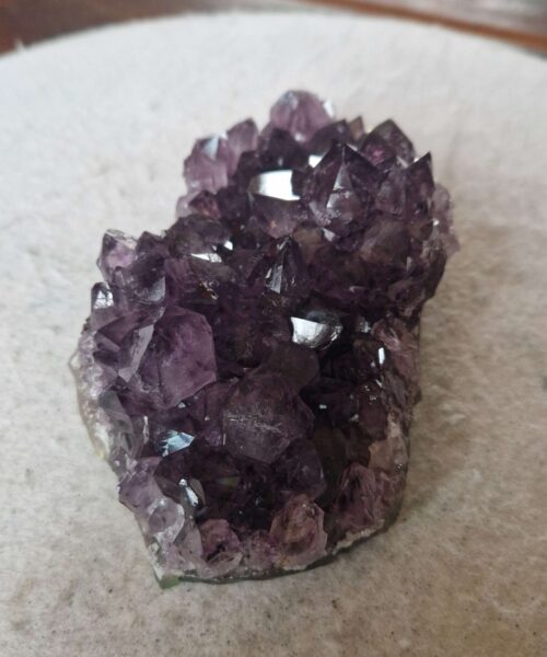 Large Premium High Grade Amethyst Raw Druzy Cluster Piece 49 - 836g H5.5xW14xD8.5cm
