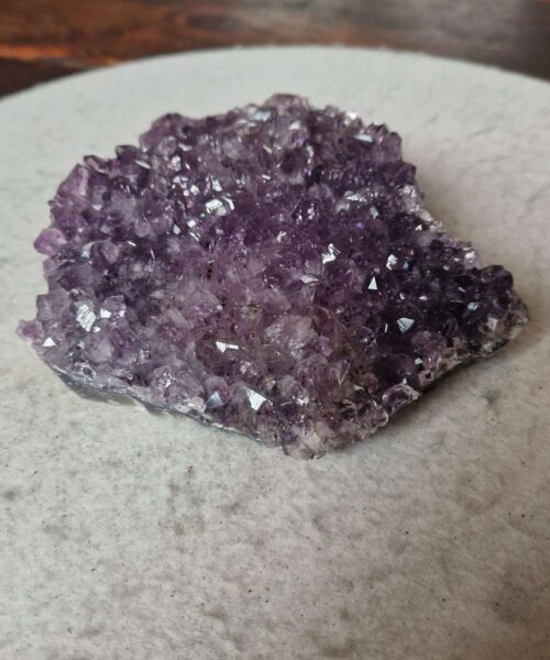 Large Premium High Grade Amethyst Raw Druzy Cluster Piece 50 - 782g H4xW13.5xD13cm - Image 3
