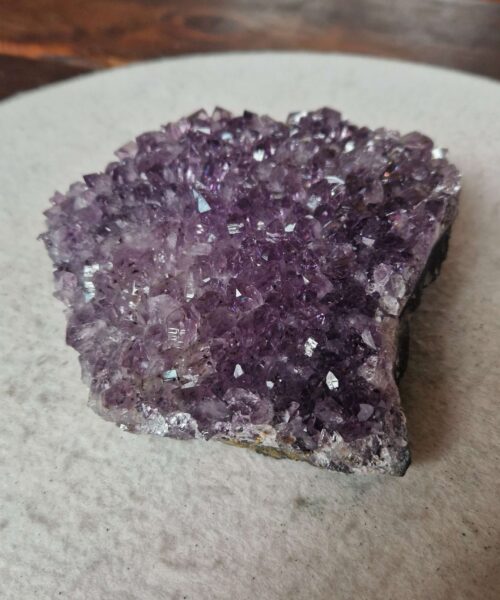 Large Premium High Grade Amethyst Raw Druzy Cluster Piece 50 - 782g H4xW13.5xD13cm - Image 4
