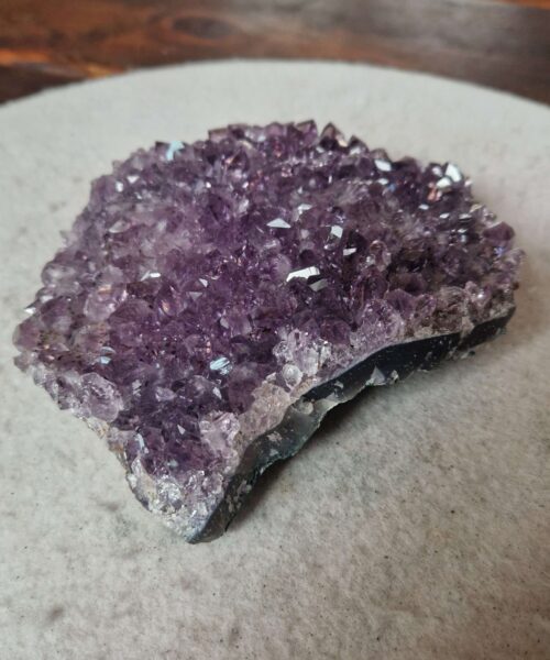 Large Premium High Grade Amethyst Raw Druzy Cluster Piece 50 - 782g H4xW13.5xD13cm - Image 5