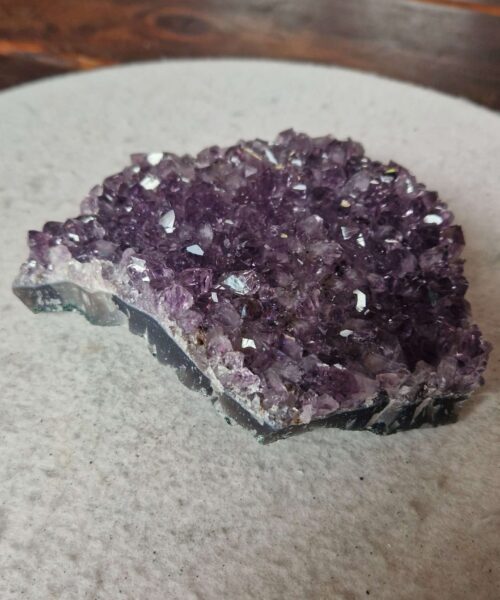 Large Premium High Grade Amethyst Raw Druzy Cluster Piece 50 - 782g H4xW13.5xD13cm - Image 6