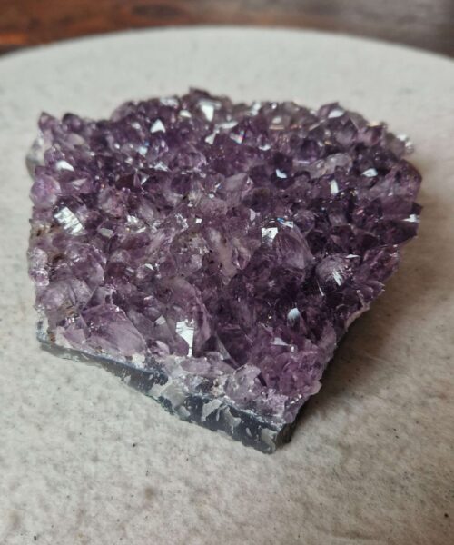 Large Premium High Grade Amethyst Raw Druzy Cluster Piece 50 - 782g H4xW13.5xD13cm - Image 7