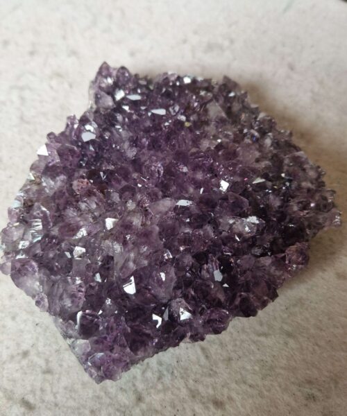 Large Premium High Grade Amethyst Raw Druzy Cluster Piece 50 - 782g H4xW13.5xD13cm