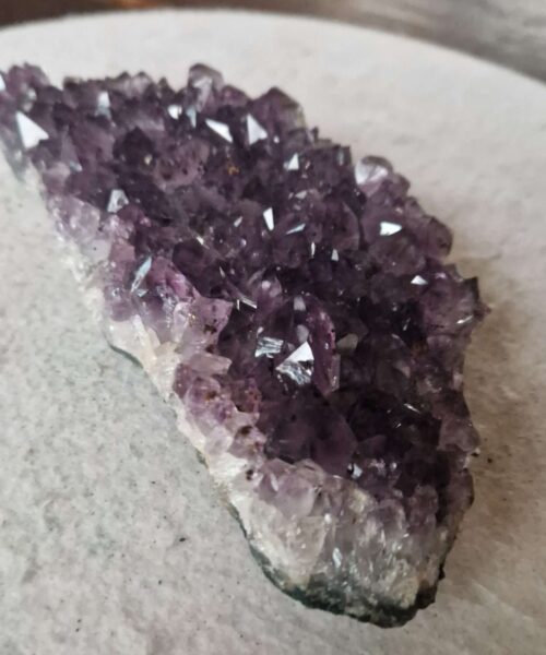 Large Premium High Grade Amethyst Raw Druzy Cluster Piece 51 - 807g H4xW20.5xD9.5cm - Image 6
