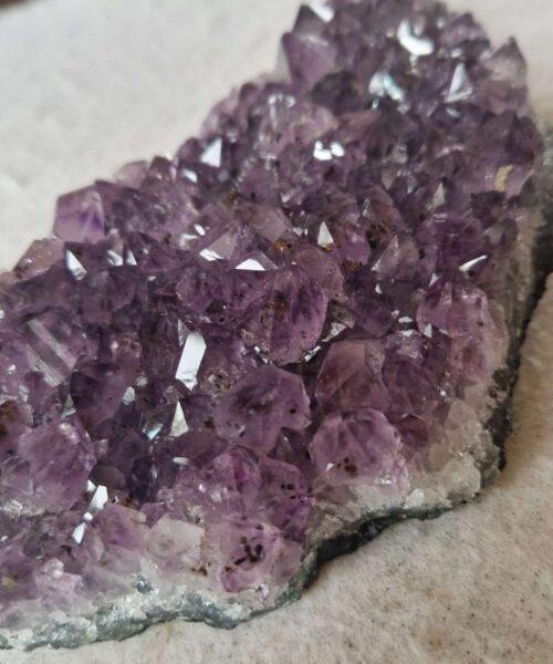 Large Premium High Grade Amethyst Raw Druzy Cluster Piece 51 - 807g H4xW20.5xD9.5cm - Image 8