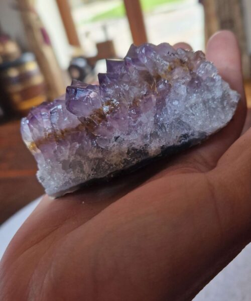 Premium High Grade Amethyst Druzy Cluster Piece 53 - 265g H5xW9xD5.5cm - Image 9