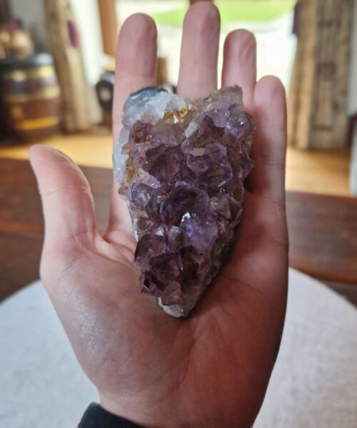 Premium High Grade Amethyst Druzy Cluster Piece 53 - 265g H5xW9xD5.5cm - Image 10
