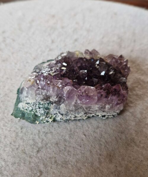 Premium High Grade Amethyst Druzy Cluster Piece 54 - 211g H3.5xW8xD7cm - Image 5