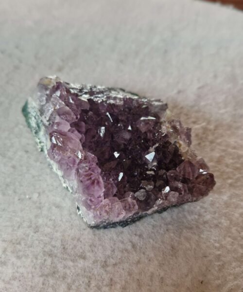 Premium High Grade Amethyst Druzy Cluster Piece 54 - 211g H3.5xW8xD7cm - Image 6