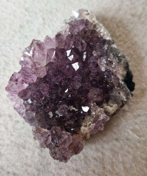 Premium High Grade Amethyst Druzy Cluster Piece 54 - 211g H3.5xW8xD7cm