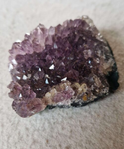 Premium High Grade Amethyst Druzy Cluster Piece 54 - 211g H3.5xW8xD7cm - Image 10