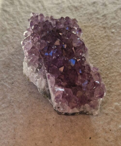 Premium High Grade Amethyst Druzy Cluster Piece 58 - 221g H3xW11xD5.5cm - Image 3