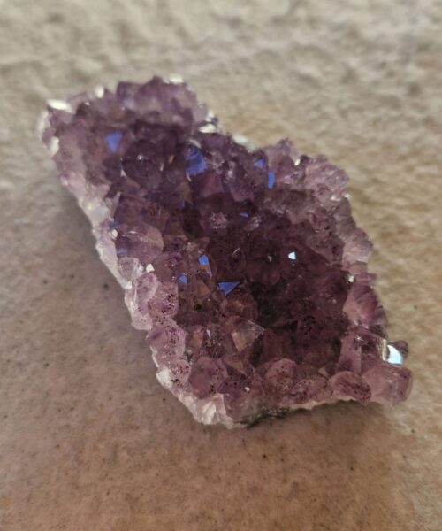 Premium High Grade Amethyst Druzy Cluster Piece 58 - 221g H3xW11xD5.5cm - Image 7