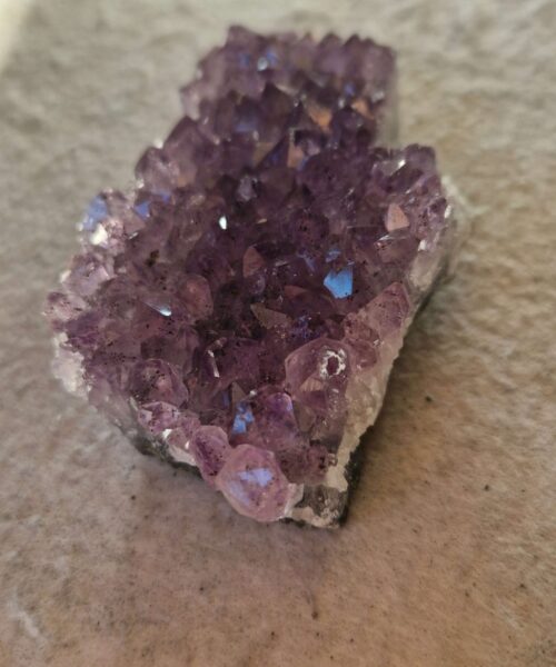 Premium High Grade Amethyst Druzy Cluster Piece 58 - 221g H3xW11xD5.5cm
