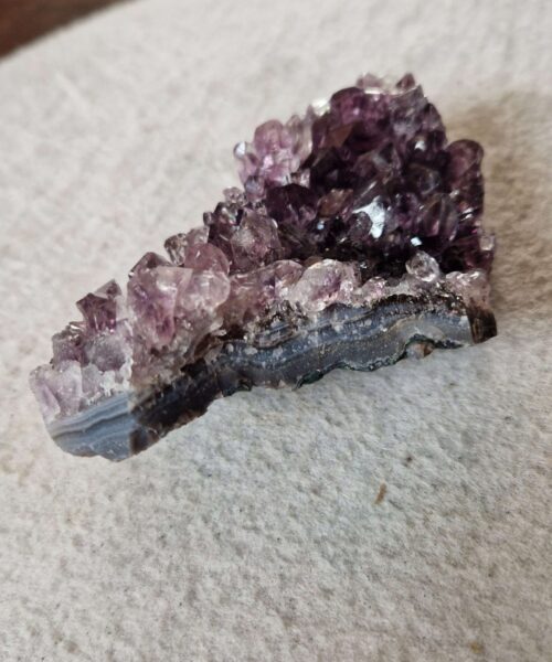 Premium High Grade Amethyst Druzy Cluster Piece 63 - 217g H4.5xW11xD6cm - Image 4