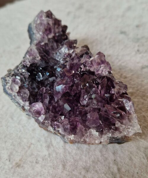 Premium High Grade Amethyst Druzy Cluster Piece 63 - 217g H4.5xW11xD6cm - Image 9