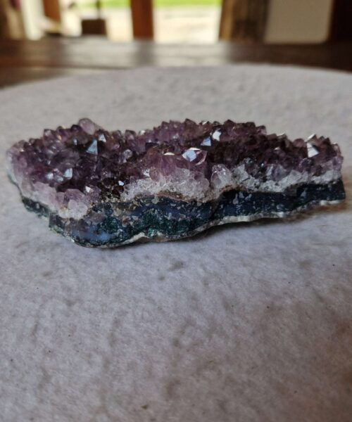 Alternative view of Premium High Grade Amethyst Druzy Cluster Piece 65 - 262g H3xW13xD5cm