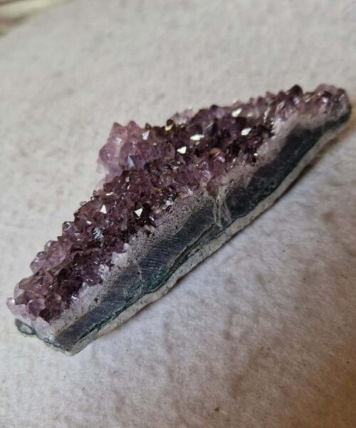 Premium High Grade Amethyst Druzy Cluster Piece 65 - 262g H3xW13xD5cm - Image 4