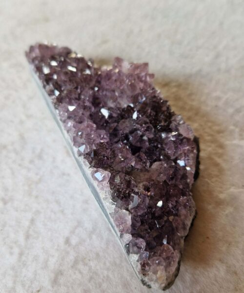 Premium High Grade Amethyst Druzy Cluster Piece 65 - 262g H3xW13xD5cm - Image 5