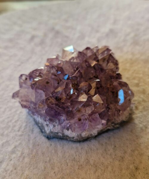 Alternative view of Premium High Grade Amethyst Druzy Cluster Piece 68 - 193g H3xW7xD5.5cm