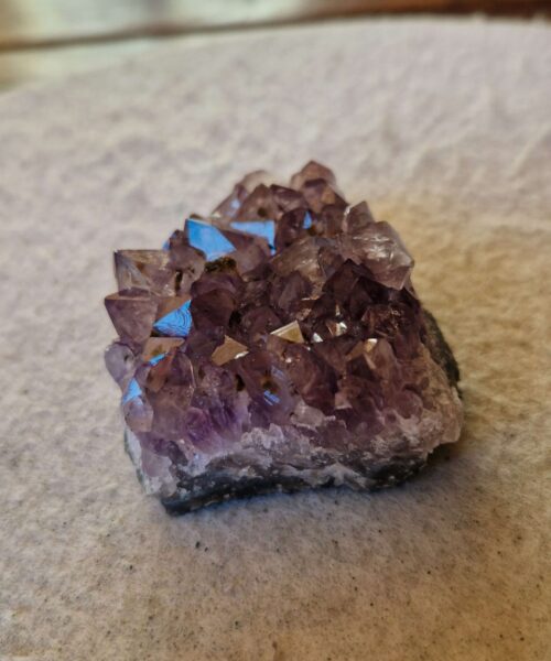 Premium High Grade Amethyst Druzy Cluster Piece 68 - 193g H3xW7xD5.5cm - Image 4