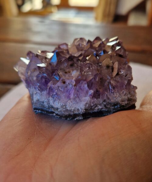 Premium High Grade Amethyst Druzy Cluster Piece 68 - 193g H3xW7xD5.5cm - Image 7