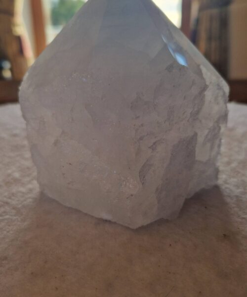 Large Clear Quartz White Crystal 20 Quartz Tower Points Polished Tip Gemstones Natural 992g H11xW11xD9.5cm