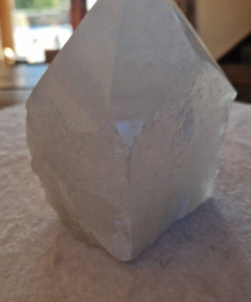 Large Clear Quartz White Crystal 22 Quartz Tower Points Polished Tip Gemstones Natural 1.295g H13xW9.5xD8.5cm - Image 3