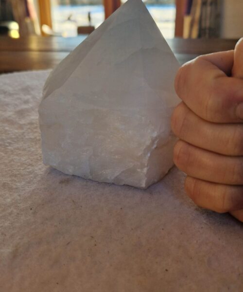 Large Clear Quartz White Crystal 23 Quartz Tower Points Polished Tip Gemstones Natural 1.041g H10xW9.5xD8cm - Image 8