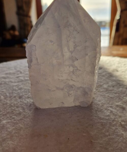 Large Clear Quartz White Crystal 26 Quartz Tower Points Polished Tip Gemstones Natural 924g H12xW7.5xD6cm