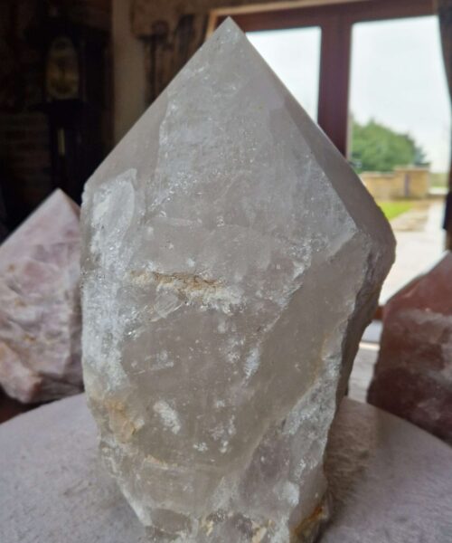 Huge Extra Large Tall Point 15 Premium Clear Rock Crystal Quartz - 11139g H29xW18xD16cm - Image 3