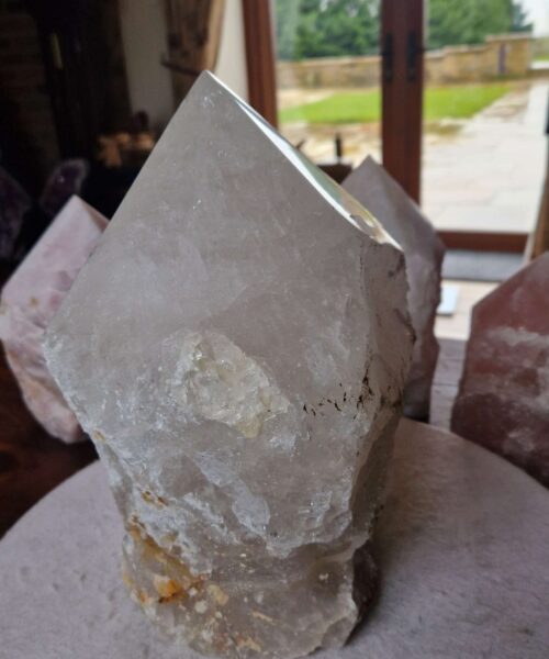 Huge Extra Large Tall Point 15 Premium Clear Rock Crystal Quartz - 11139g H29xW18xD16cm - Image 5