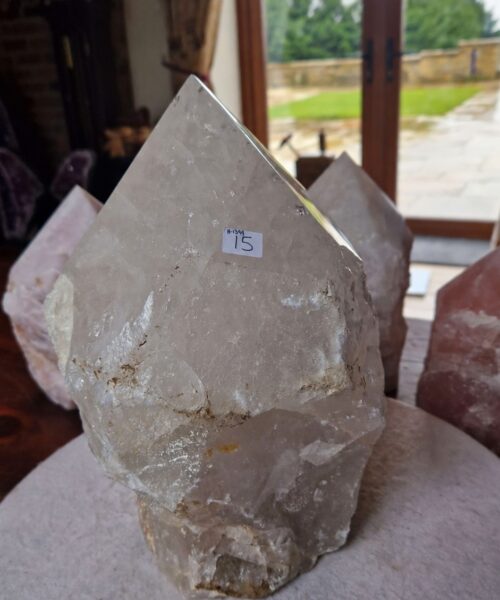 Huge Extra Large Tall Point 15 Premium Clear Rock Crystal Quartz - 11139g H29xW18xD16cm - Image 10