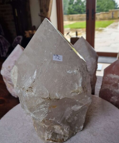 Huge Extra Large Tall Point 15 Premium Clear Rock Crystal Quartz - 11139g H29xW18xD16cm - Image 6
