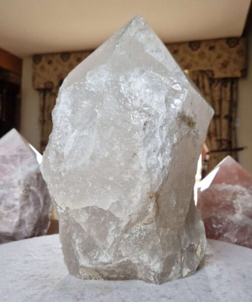 Huge Extra Large Tall Point 15 Premium Clear Rock Crystal Quartz - 11139g H29xW18xD16cm - Image 10
