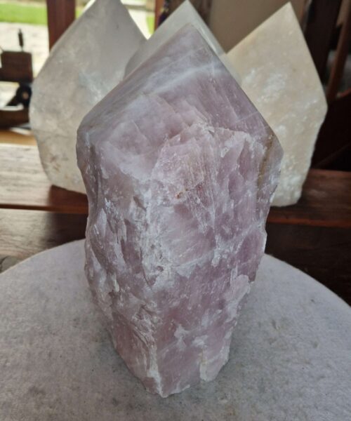 HUGE Extra Large Tall Point 26 Premium Rose Quartz Pink Crystal Quartz 5665g H26xW14xD11cm - Image 3