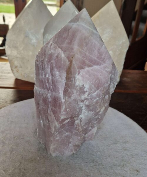 HUGE Extra Large Tall Point 26 Premium Rose Quartz Pink Crystal Quartz 5665g H26xW14xD11cm - Image 4