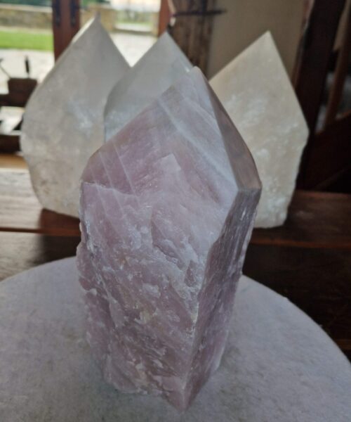 HUGE Extra Large Tall Point 26 Premium Rose Quartz Pink Crystal Quartz 5665g H26xW14xD11cm - Image 5