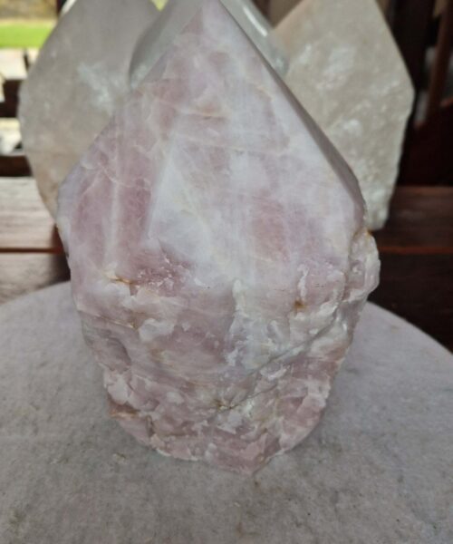 HUGE Extra Large Tall Point 28 Premium Rose Quartz Pink Crystal Quartz 7087g H23xW16xD15cm - Image 3