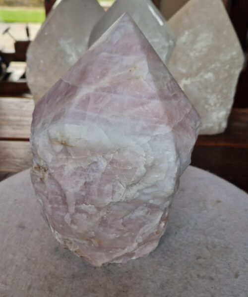 HUGE Extra Large Tall Point 28 Premium Rose Quartz Pink Crystal Quartz 7087g H23xW16xD15cm - Image 6